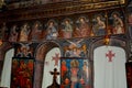 Inside Monastery Sambata. Fagaras, Transylvania. Royalty Free Stock Photo